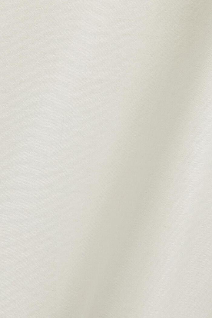 Unisex teplákové flaušové kalhoty s logem, z bavlny, OFF WHITE, detail image number 5