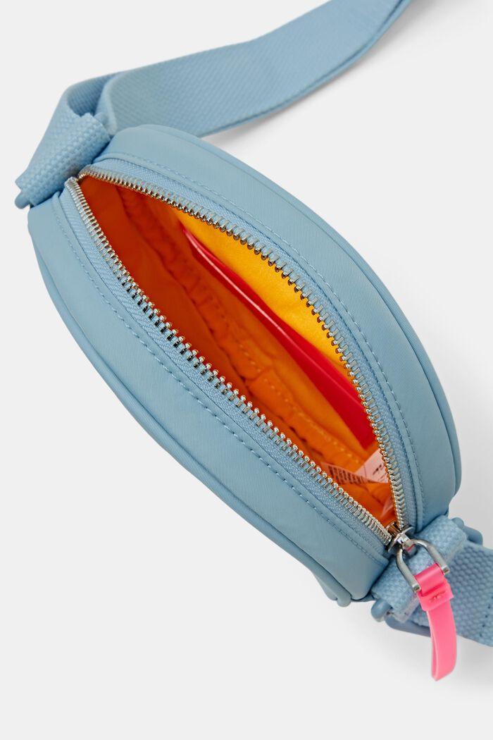 Malá kulatá kabelka přes rameno, LIGHT TURQUOISE, detail image number 4