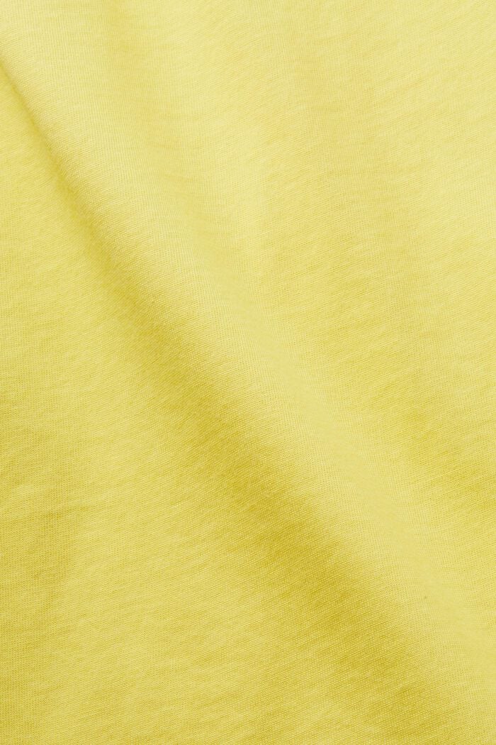 Tričko s dvoubarevným potiskem, 100 % bavlna, DUSTY YELLOW, detail image number 6