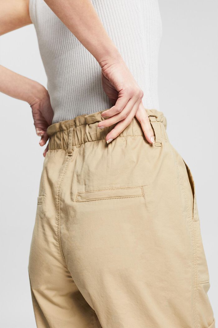 Lehké šortky s pasem na gumu, SAND, detail image number 7