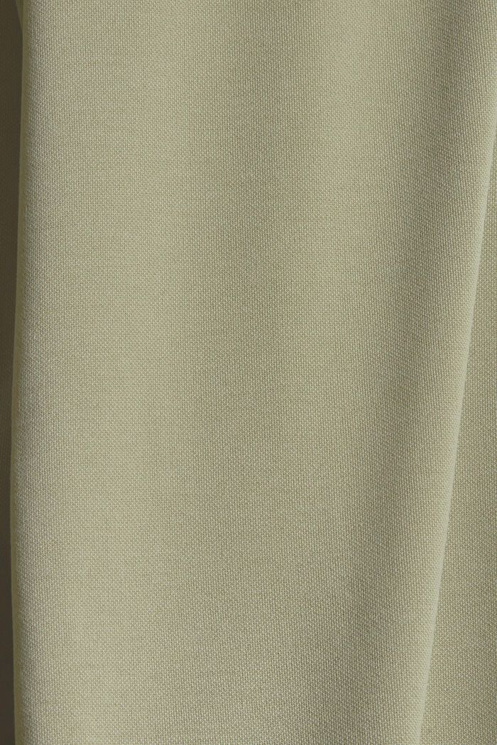 Kalhotová sukně z měkké teplákoviny, LIGHT KHAKI, detail image number 4