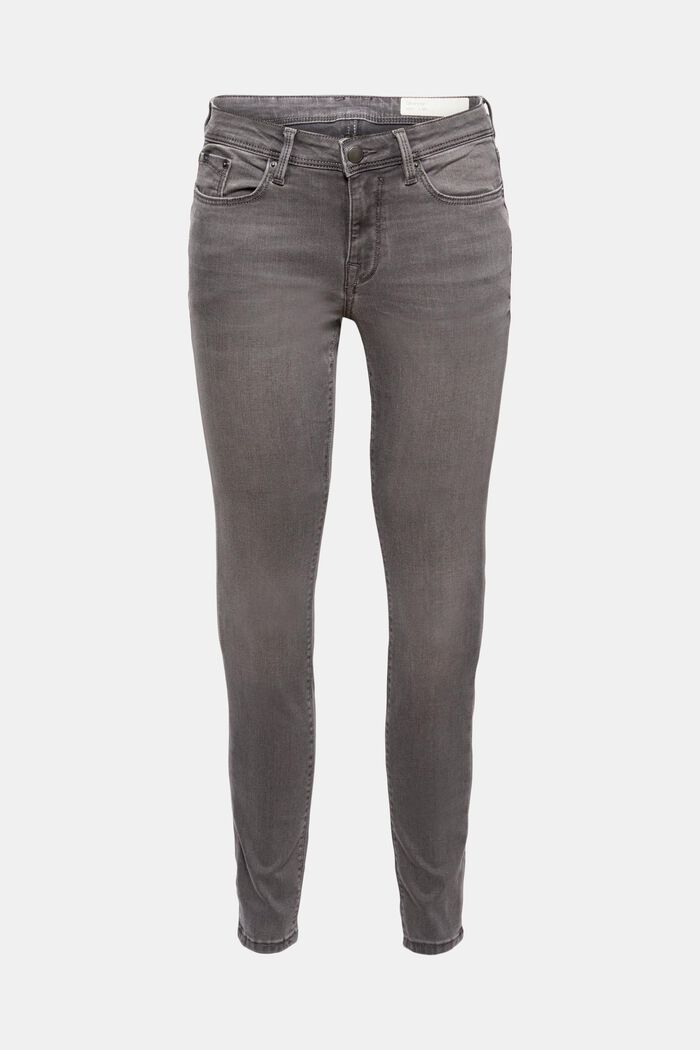Skinny džíny s nízkým sedem, GREY MEDIUM WASHED, detail image number 3