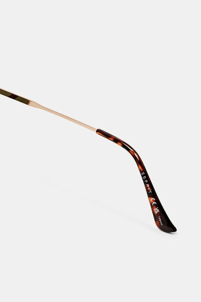 Unisex sluneční brýle v pilotním stylu, GREEN, detail image number 3
