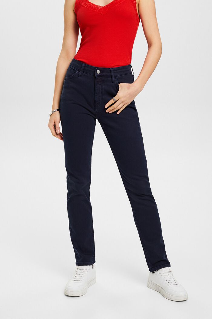 Slim džíny v retro stylu, NAVY, detail image number 0