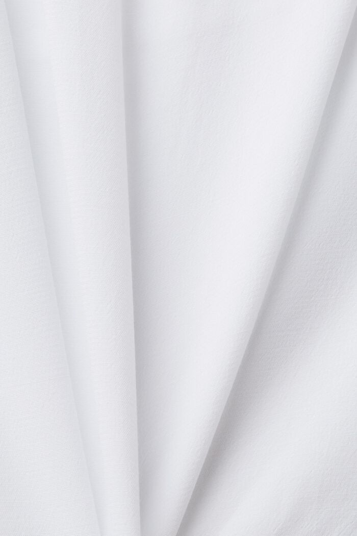 Halenkový top z vláken LENZING™ ECOVERO™, WHITE, detail image number 5