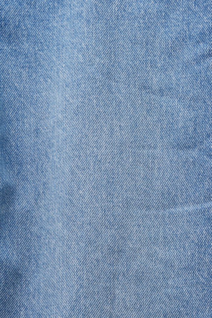 Klasické džíny v retro stylu, BLUE BLEACHED, detail image number 6