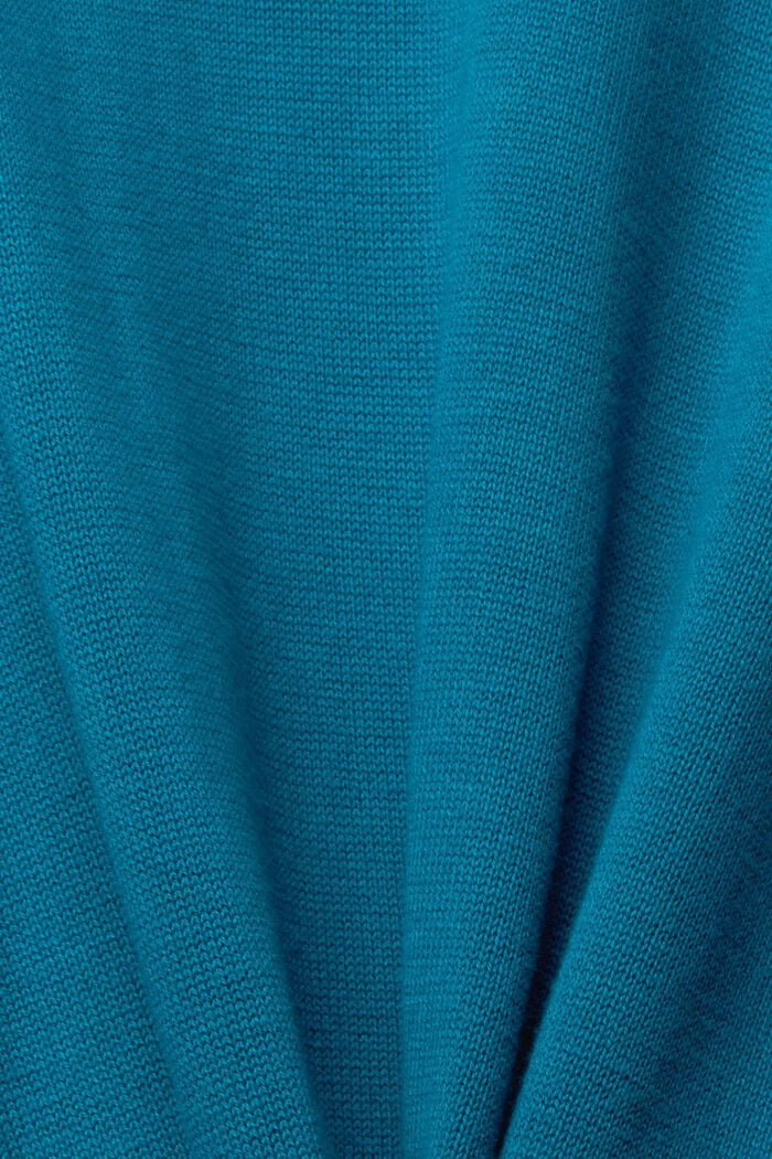 Kardigan s kapucí, TEAL BLUE, detail image number 1