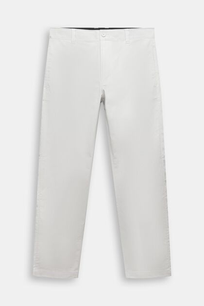 Rovné chino kalhoty ze strečového kepru
