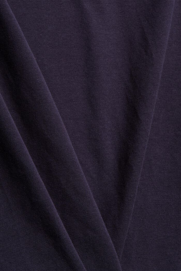 Tričko s rolákem, bio bavlna, NAVY, detail image number 4
