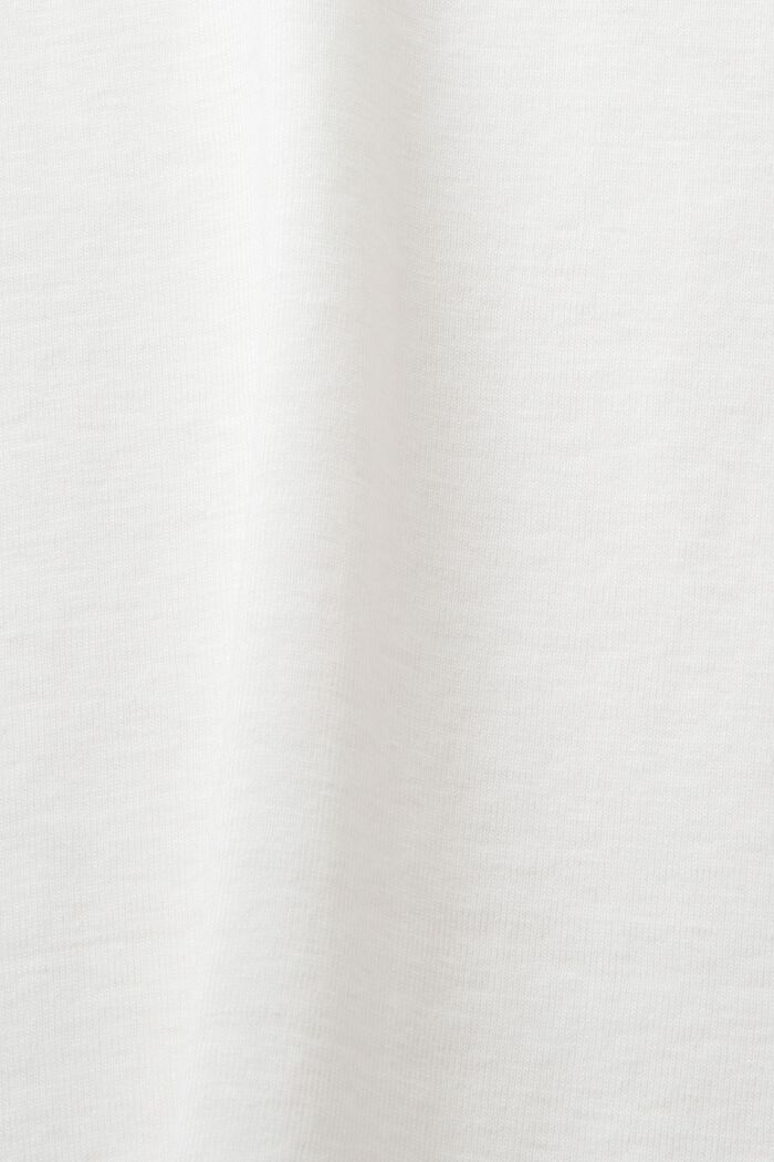 Tričko s logem, z bavlněného žerzeje, OFF WHITE, detail image number 5