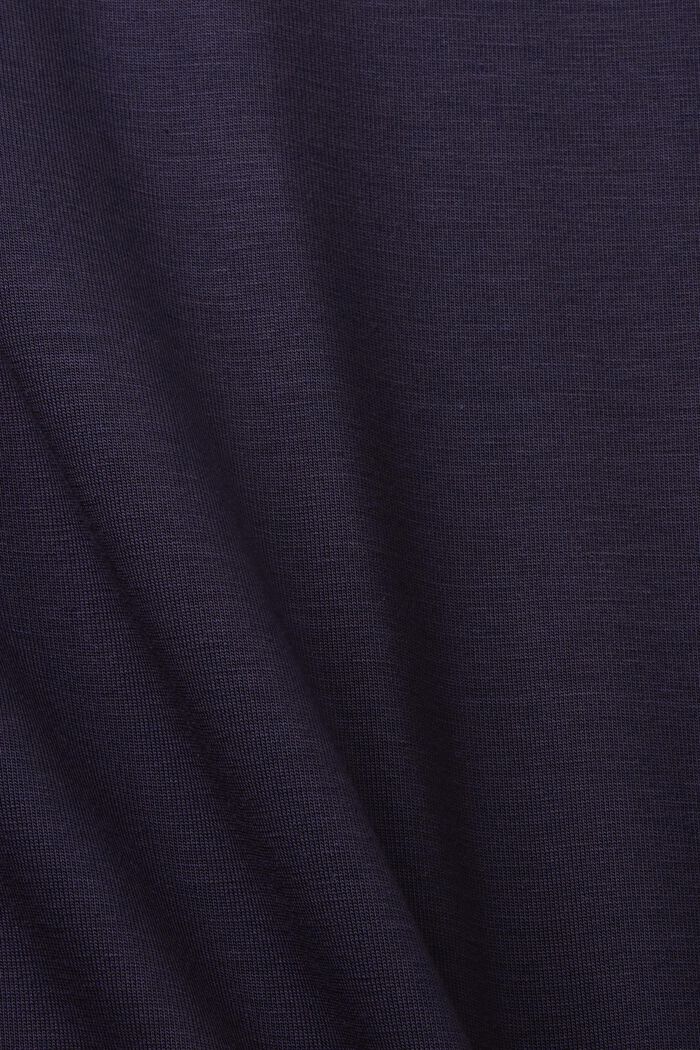 Tričko se špičatým výstřihem, TENCEL™, NAVY, detail image number 5