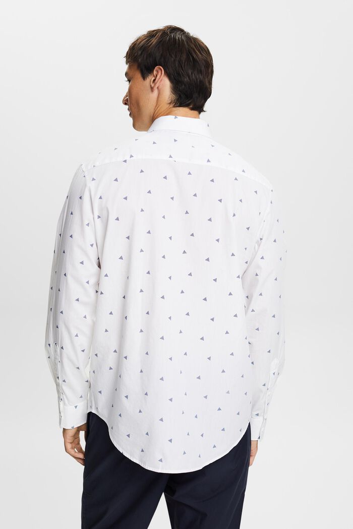 Vzorovaná košile, 100% bavlna, NEW WHITE, detail image number 3