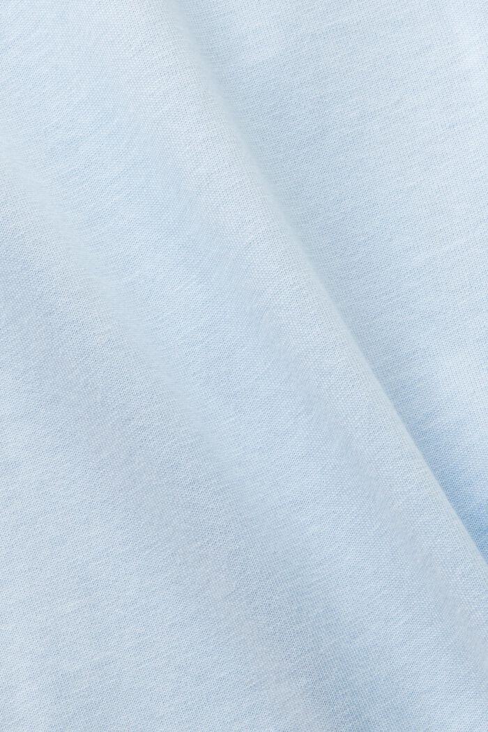 Potištěné tričko z bio bavlny, PASTEL BLUE, detail image number 6
