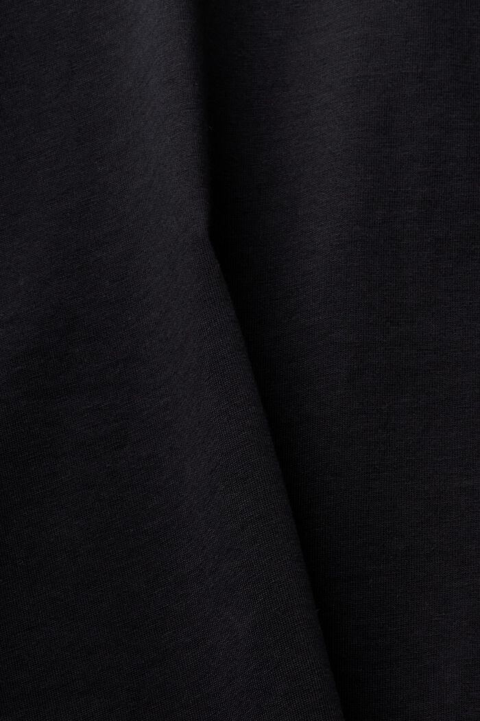Tričko se špičatým výstřihem, BLACK, detail image number 5