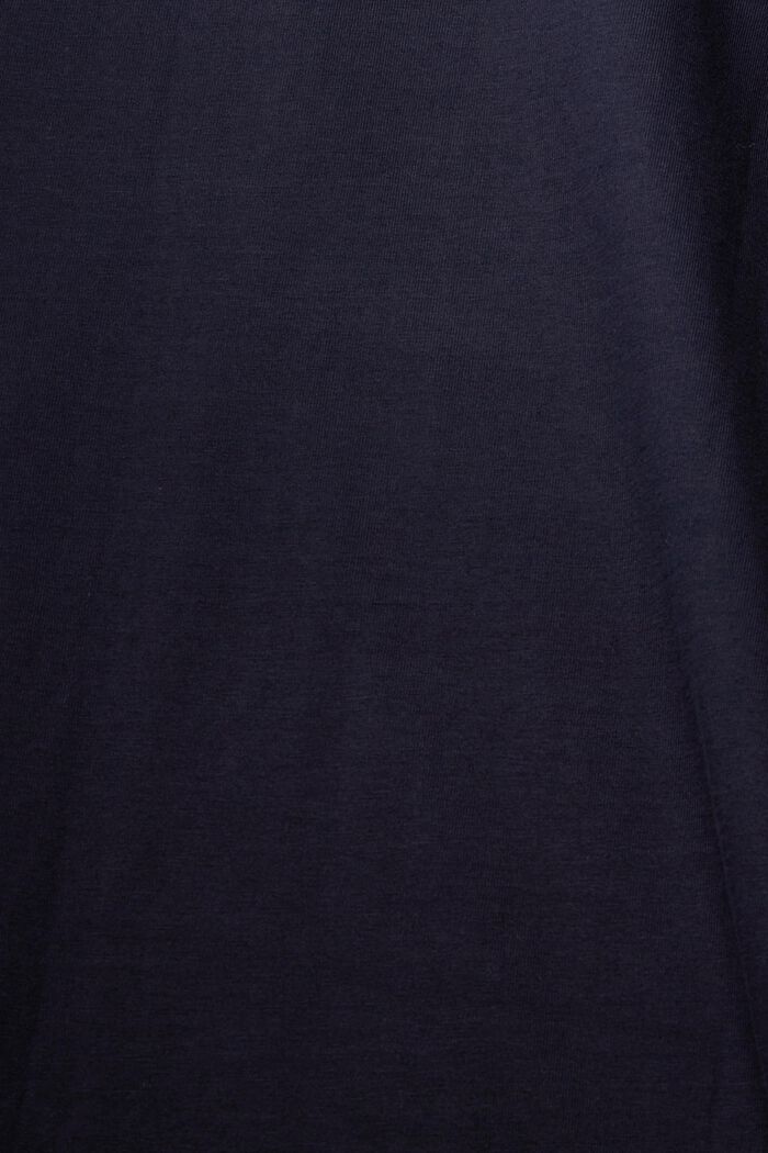 Žerzejové tričko, 100 % bavlna, NAVY, detail image number 1