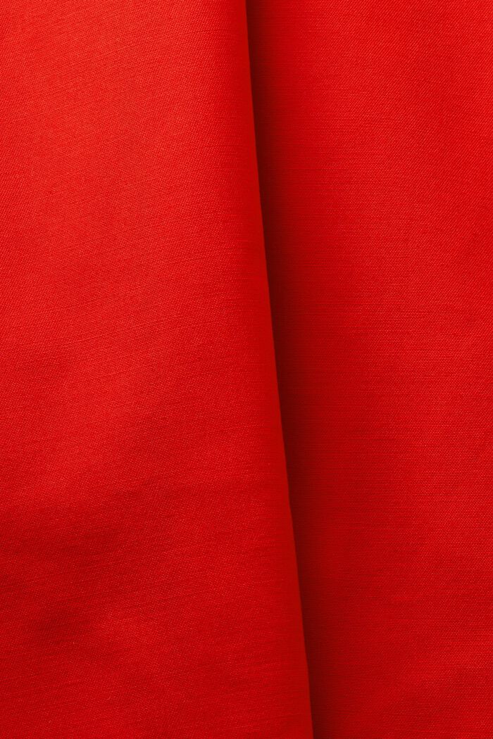 Krátký dvouřadý trenčkot, RED, detail image number 5