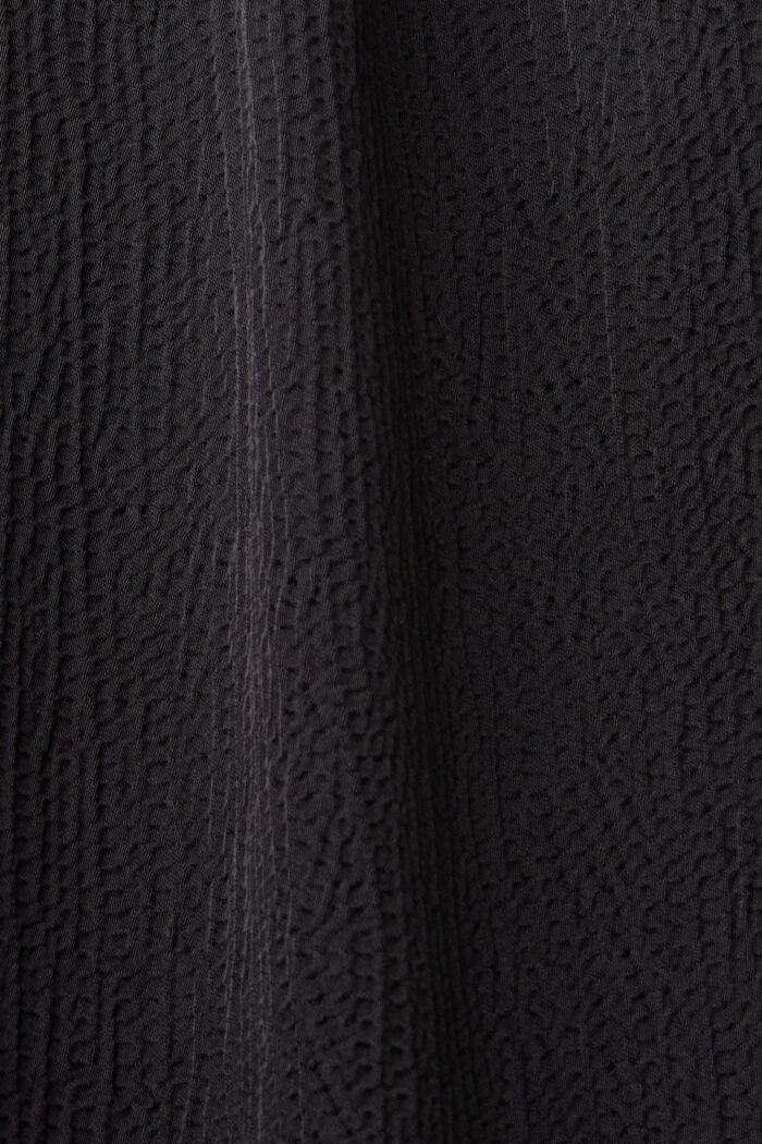 Kalhotová sukně ze zmačkaného saténu, ANTHRACITE, detail image number 6