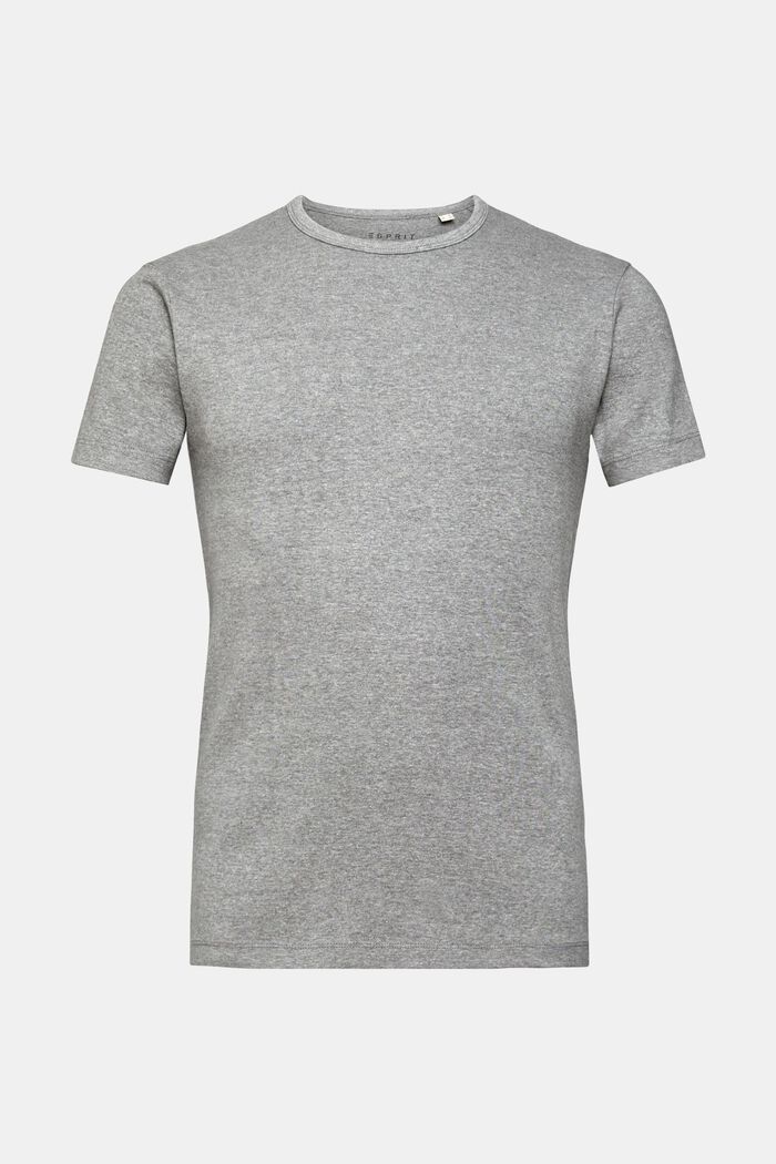 Žerzejové tričko s úzkým střihem, MEDIUM GREY, detail image number 6