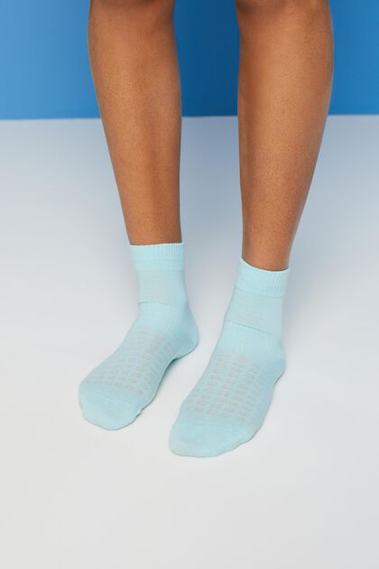 3 páry ponožek crew socks, žebrová bio bavlna