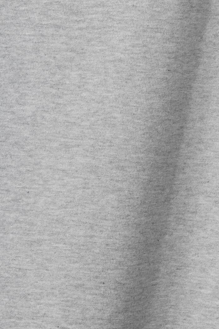 Unisex tričko s logem, z bavlněného žerzeje, LIGHT GREY, detail image number 7