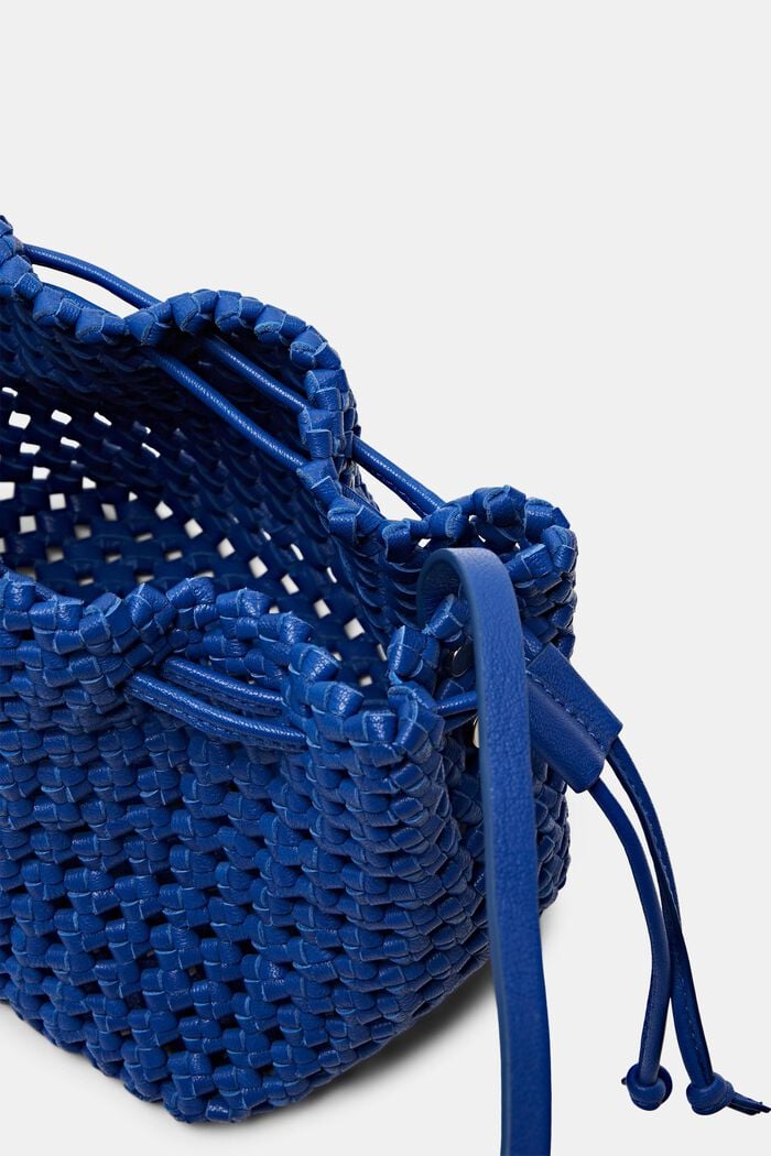 Kožená kabelka přes rameno, BRIGHT BLUE, detail image number 3