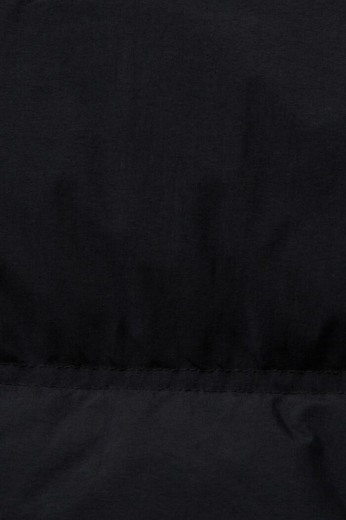 Prošívaná péřová vesta, BLACK, detail image number 4
