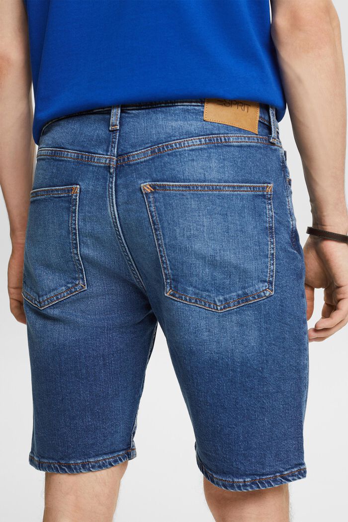 Rovné džínové šortky, BLUE MEDIUM WASHED, detail image number 3