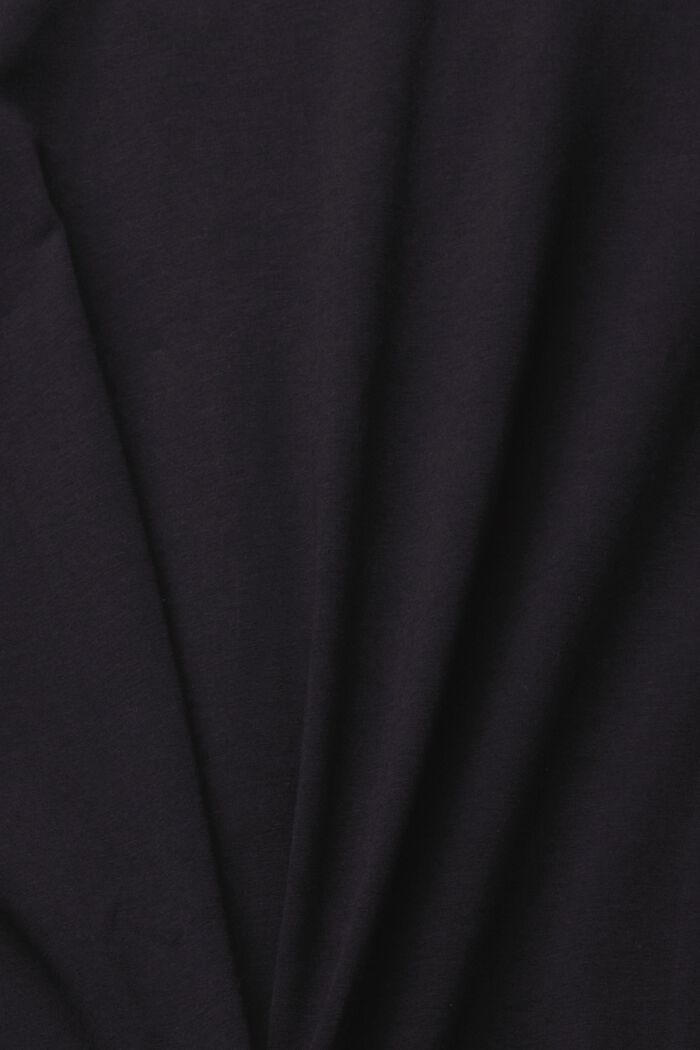 Žerzejová noční košile, BLACK, detail image number 1