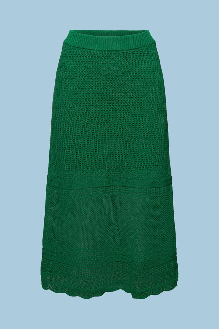 Pletená midi sukně, GREEN, detail image number 6