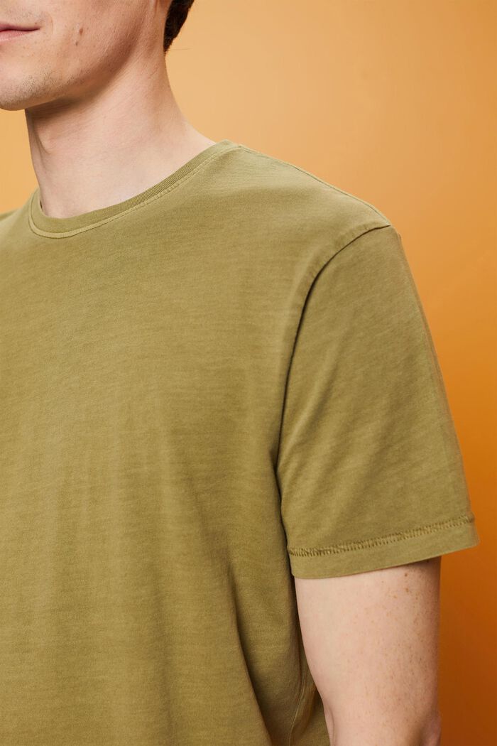 Seprané tričko, 100% bavlna, OLIVE, detail image number 2