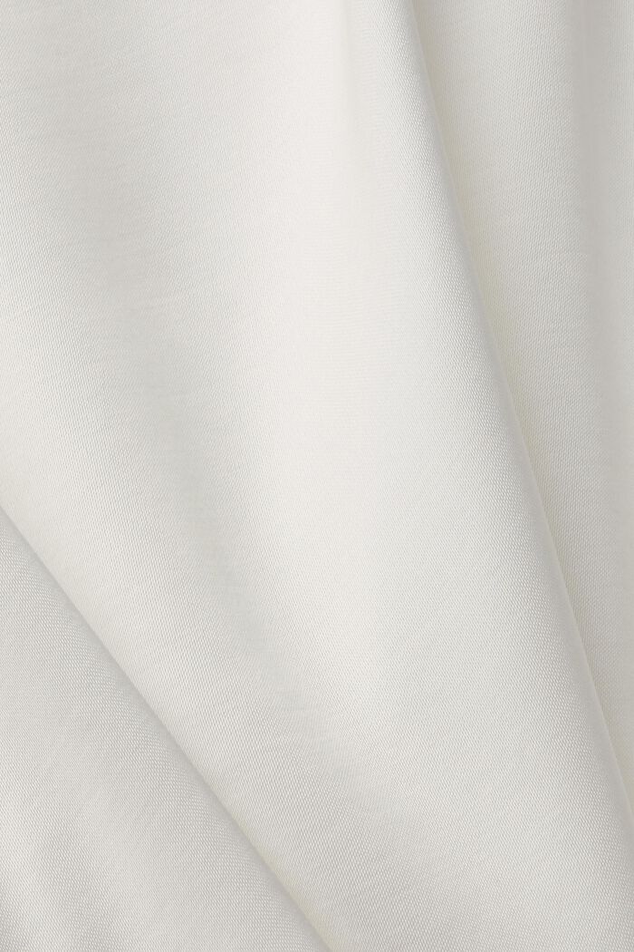 Saténová košilka, krajkový lem, LENZING™ ECOVERO™, OFF WHITE, detail image number 5