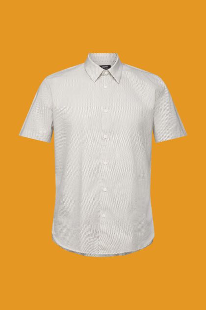 Vzorovaná košile s krátkým rukávem, 100% bavlna