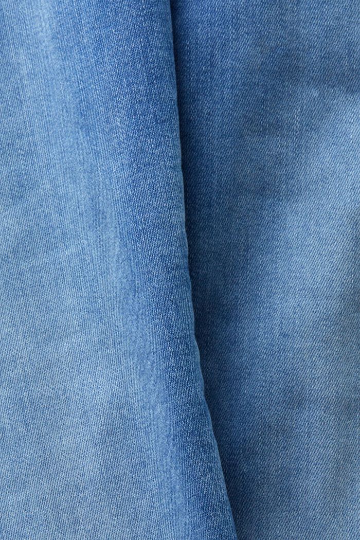 Skinny džíny s vysokým pasem, BLUE LIGHT WASHED, detail image number 5