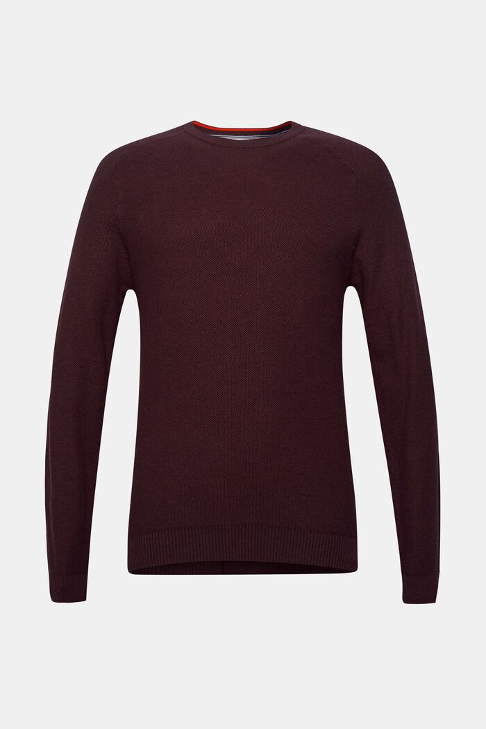 Piké svetr, 100% bavlna, BORDEAUX RED, detail image number 0