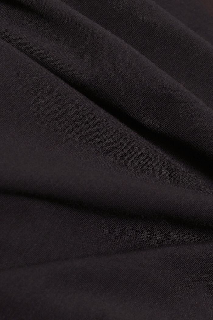 Pyžamové kalhoty s krajkou, LENZING™ ECOVERO™, BLACK, detail image number 5