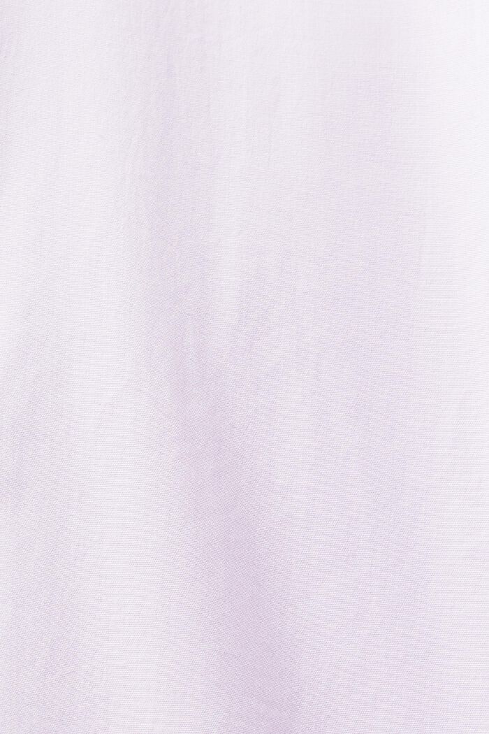 Oversize košile z bavlněného popelínu, LAVENDER, detail image number 5