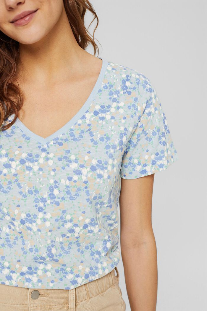 Potištěné tričko ze 100% bio bavlny, LIGHT BLUE, detail image number 2