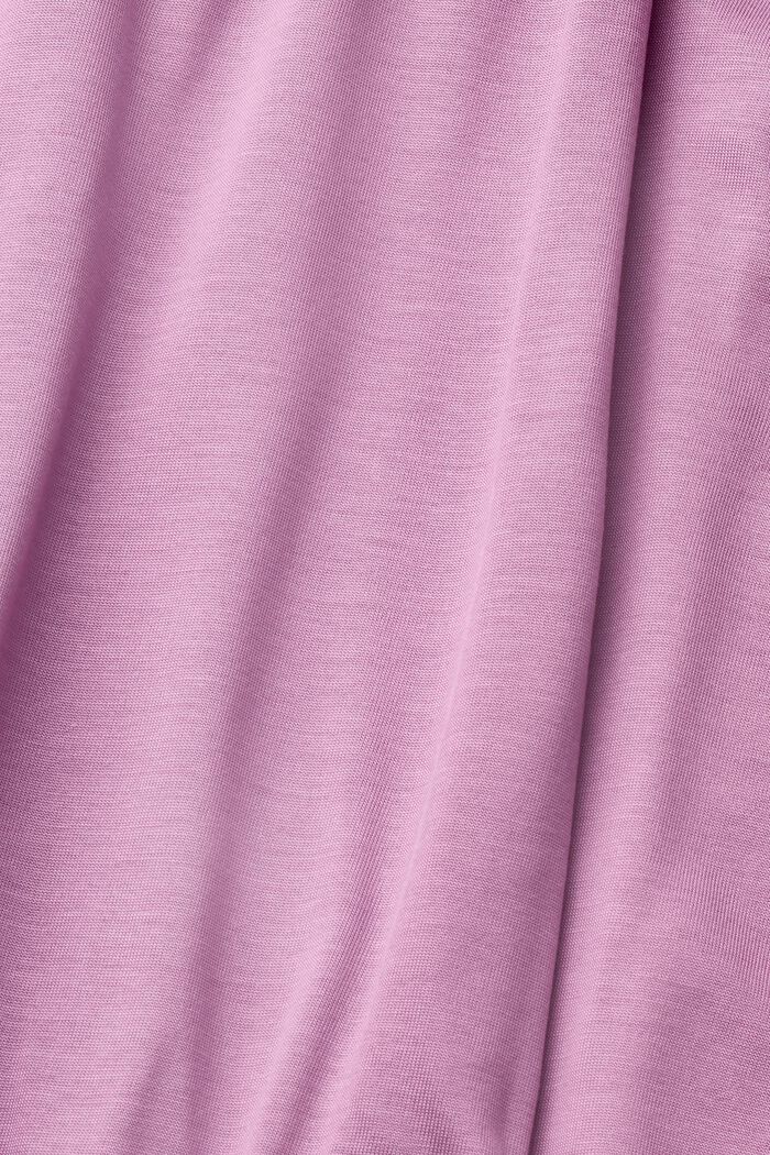 Žerzejové šaty s rýšky z materiálu TENCEL™, PURPLE, detail image number 5