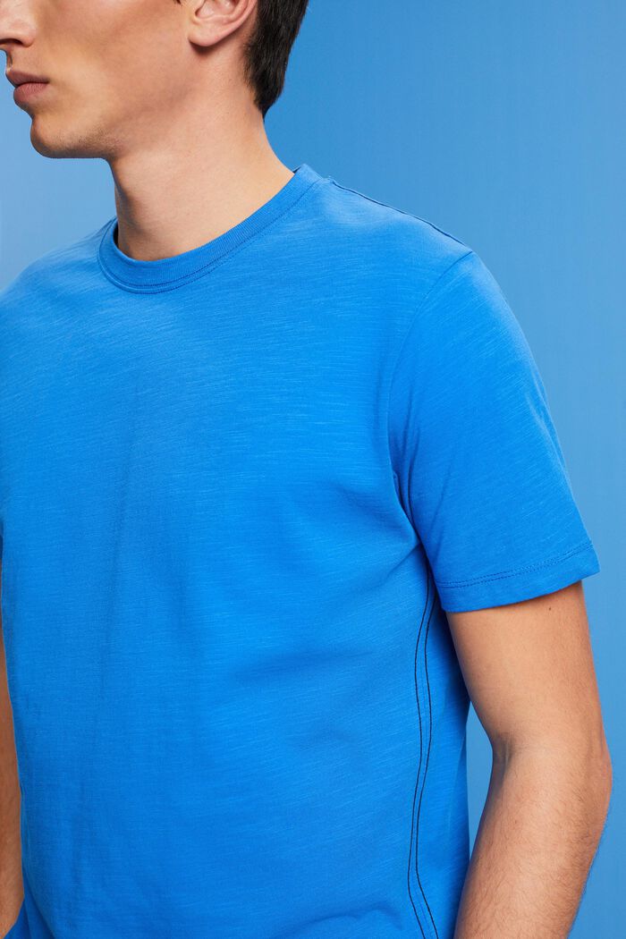 Tričko z bavlněného žerzeje, BRIGHT BLUE, detail image number 2