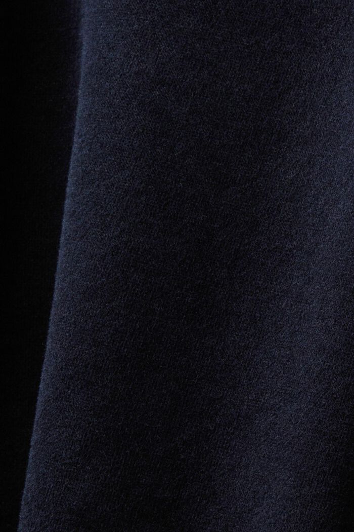 Mikina s kapucí ze směsi s bavlnou, s logem, BLACK, detail image number 5