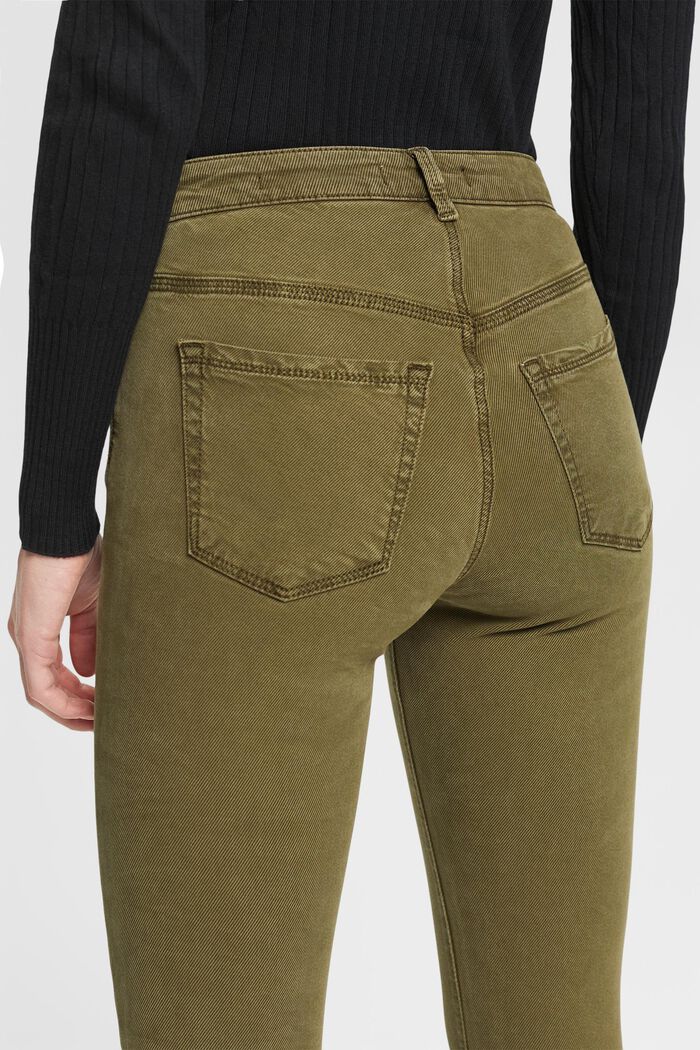 Strečové kalhoty, TENCEL™, DARK KHAKI, detail image number 4