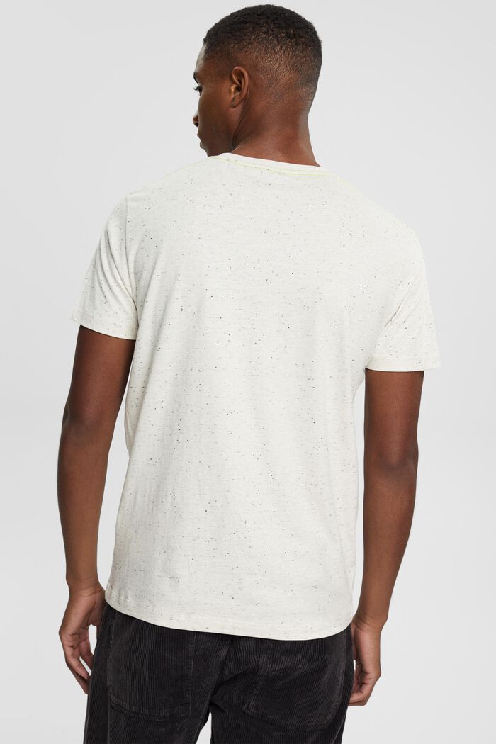 Žerzejové tričko se skvrnitým vzorem, WHITE, detail image number 3
