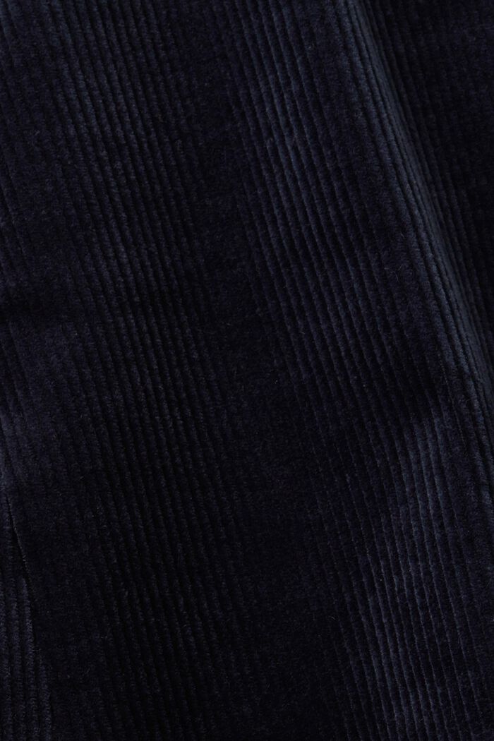 Dvouřadý manšestrový blejzr, NAVY, detail image number 5