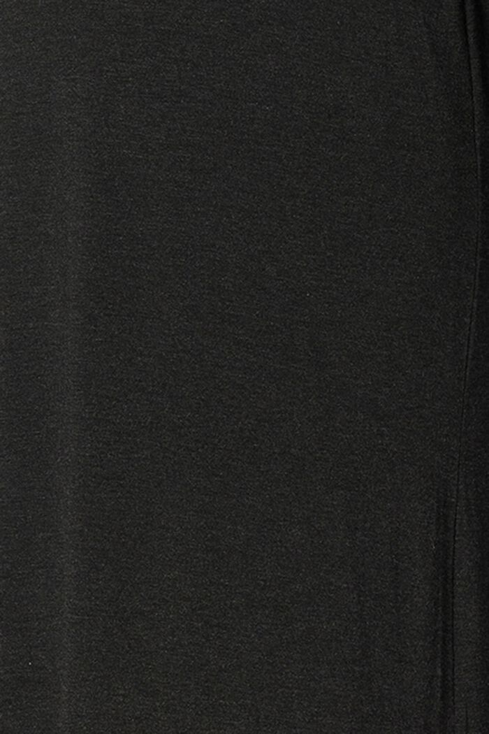 Domácí žerzejové šaty z materiálu LENZING™ ECOVERO™, ANTHRACITE MELANGE, detail image number 5