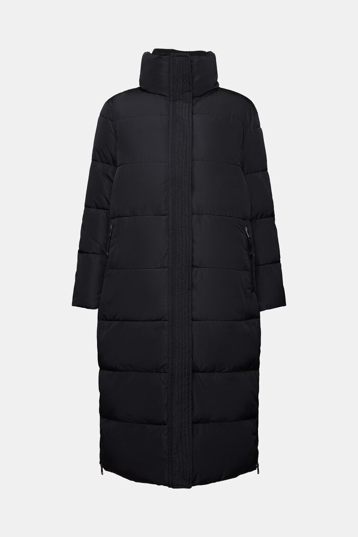 Péřový kabát, BLACK, detail image number 7