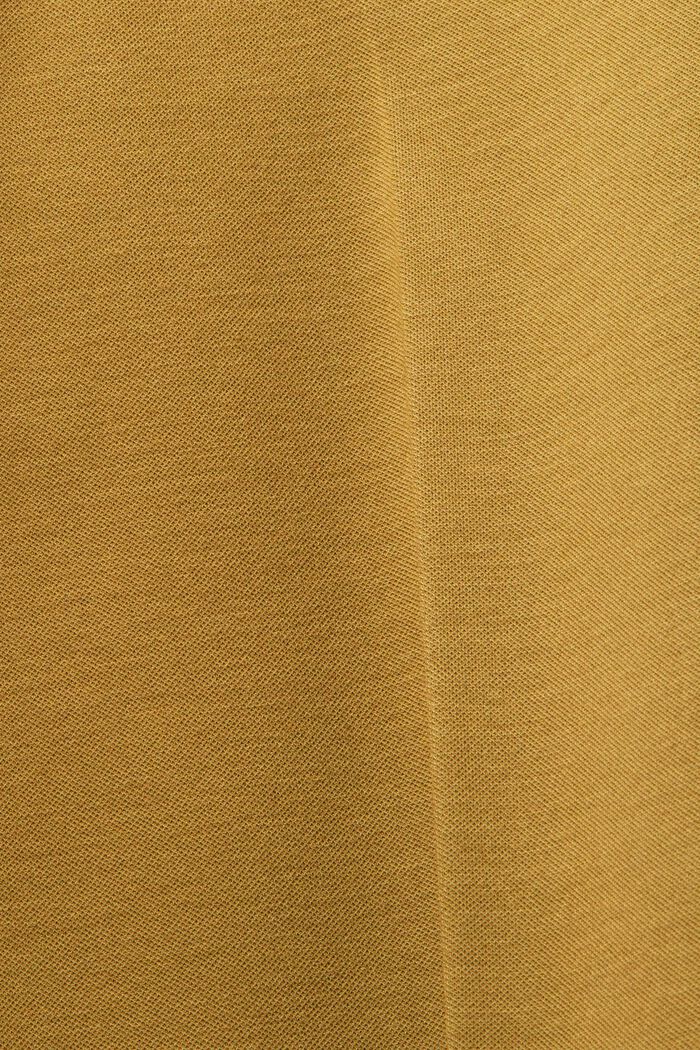 Kalhoty s rovným střihem, z žerzeje punto, OLIVE, detail image number 6