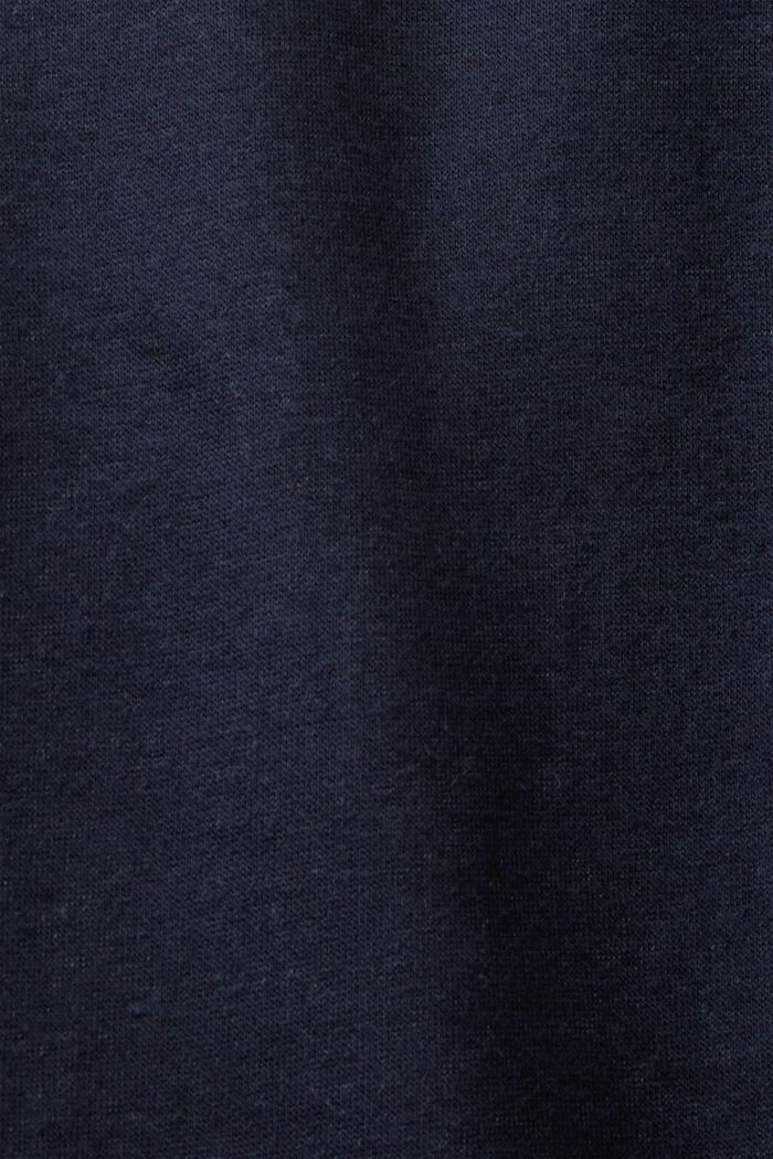 Mikina s polokošilovým límečkem a dlouhými rukávy, NAVY, detail image number 5