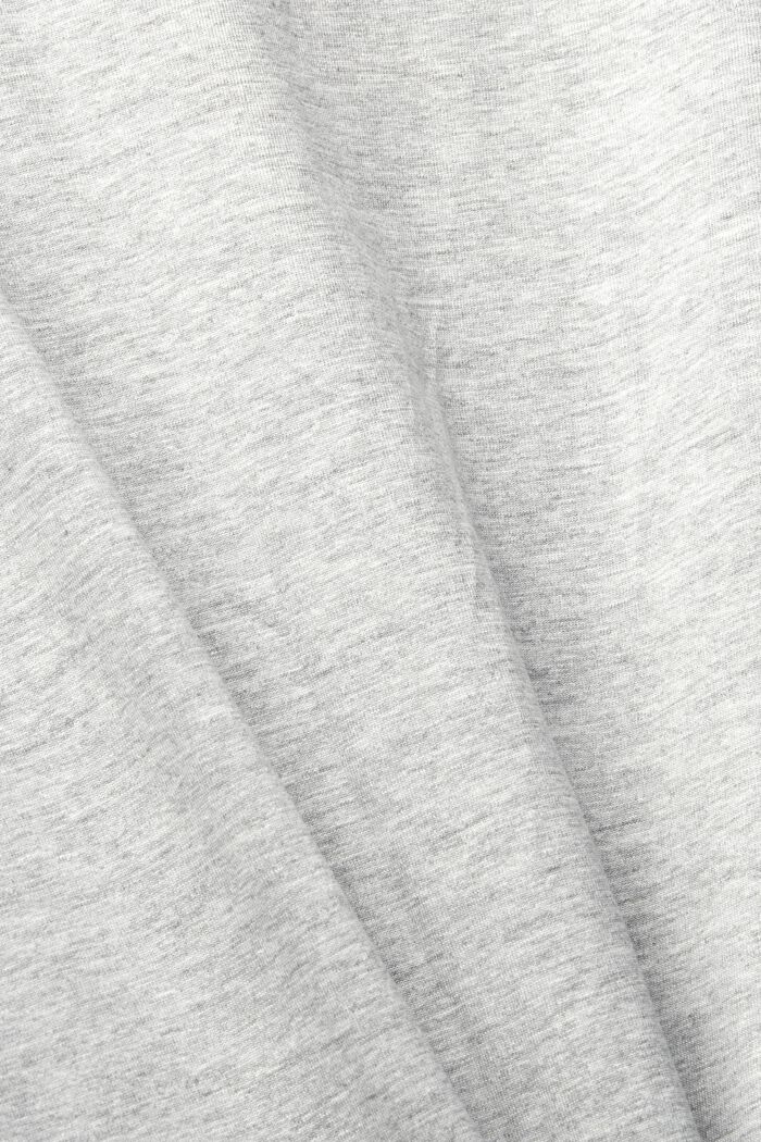 žerzejové tričko s potiskem, směs s bio bavlnou, LIGHT GREY, detail image number 5