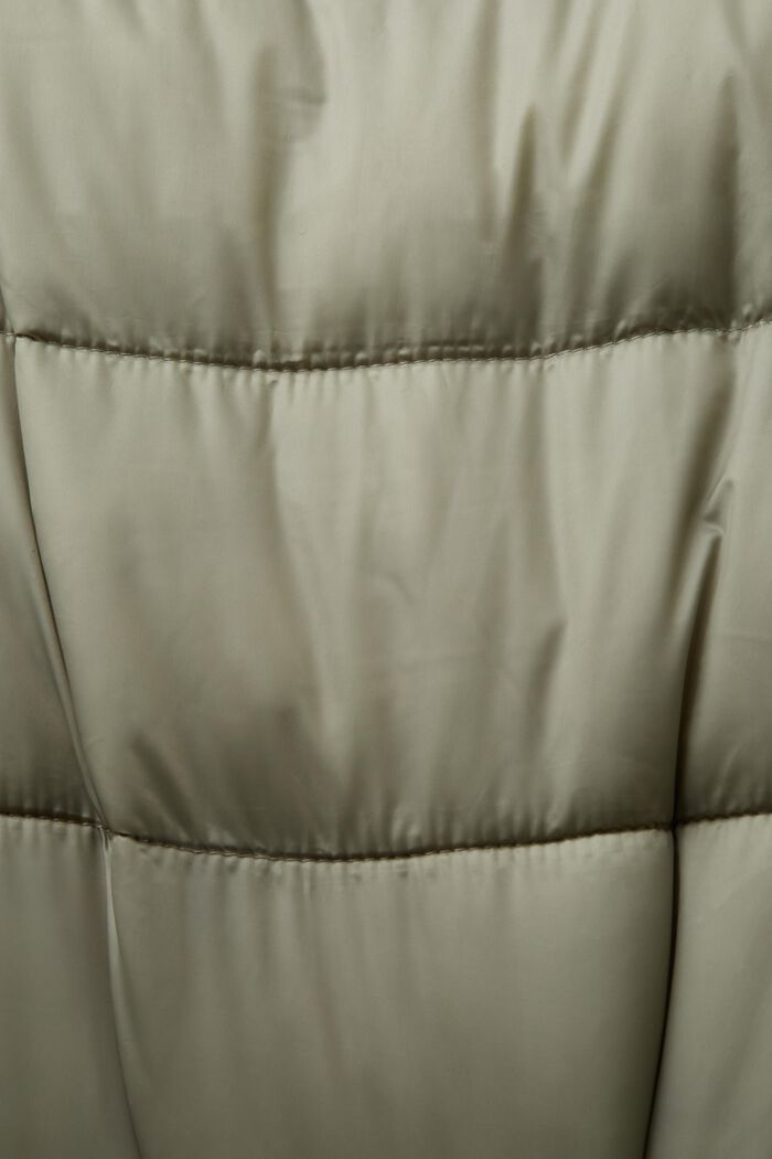 Z recyklovaného materiálu: prošívaná vesta, DUSTY GREEN, detail image number 5