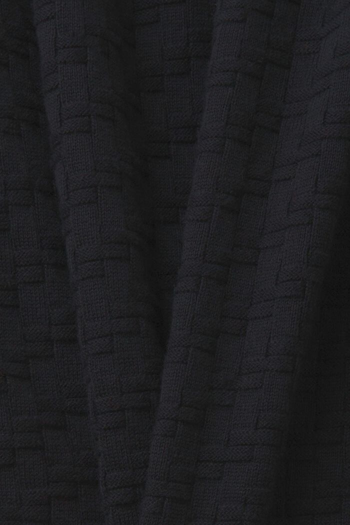 Kardigan z pleteniny se strukturou, BLACK, detail image number 5